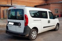 Fiat Doblo II 2010–2022 Zadnji varnostni lok AK005/2-Dvojni Black (nerjavno jeklo) fotografija 1