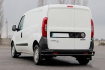 Fiat Doblo II 2010–2022 Zadnji varnostni lok AK005/2-Dvojni Black (nerjavno jeklo) fotografija 5