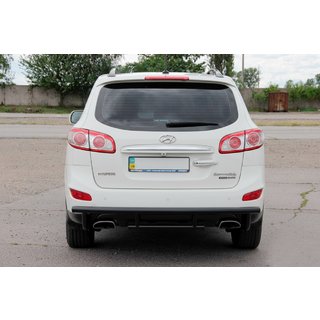 Zadnji lok AK002-2 Black (nerjaveče jeklo) Hyundai Santa Fe 2 2006–2012 fotografija 1