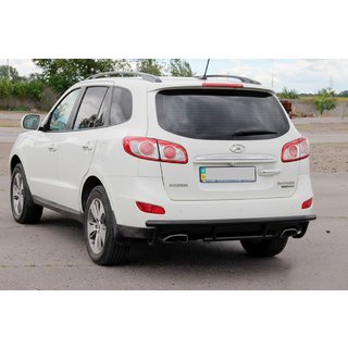 Zadnji lok AK002-2 Black (nerjaveče jeklo) Hyundai Santa Fe 2 2006–2012 fotografija 3