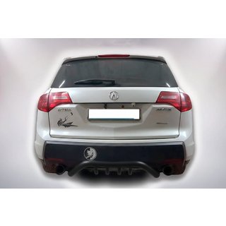 Zadnji zaščitni lok B1-47 Black (nerjaveče jeklo) Acura MDX 2007–2013 fotografija 3