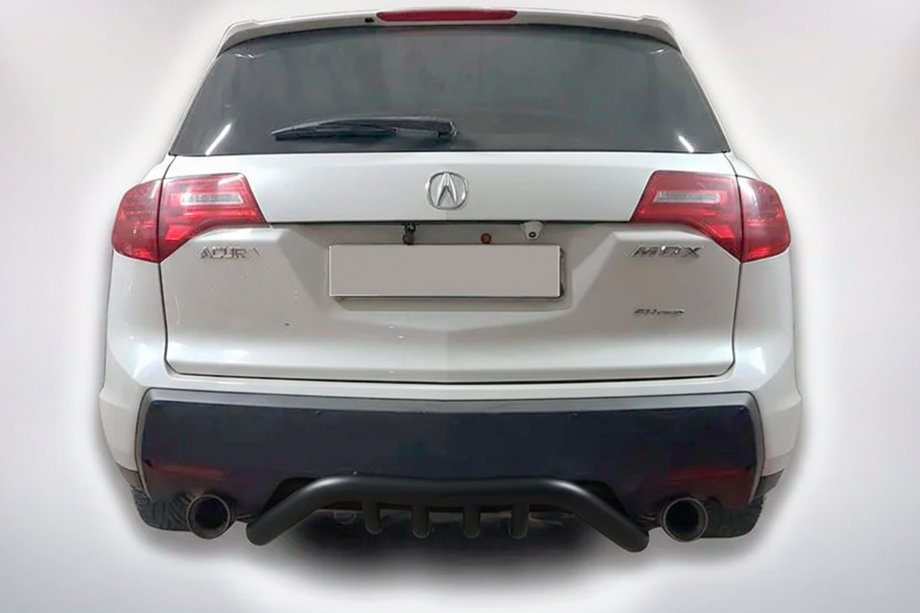 Acura MDX 2007–2013 Zadnji zaščitni lok B1-47 Black (nerjaveče jeklo) Image