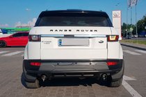 Range Rover Evoque 2012–2018 Zadnji zaščitni lok AK005-1 Black (nerjaveče jeklo) fotografija 2