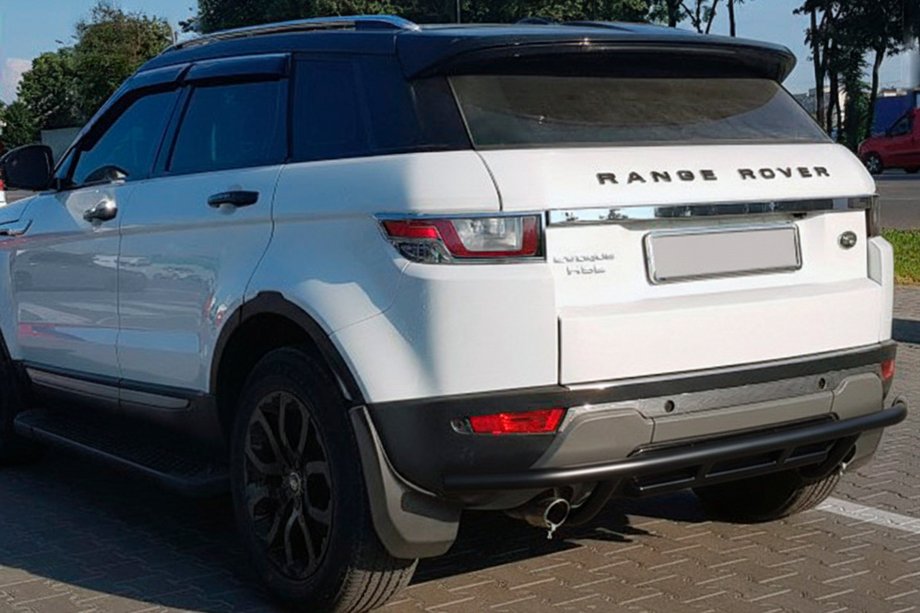 Range Rover Evoque 2012–2018 Zadnji zaščitni lok AK005-1 Black (nerjaveče jeklo) Image