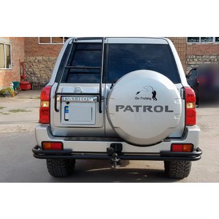 Zadnji zaščitni lok AK005-3 Black (nerjavno jeklo) fotografija 2