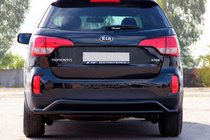 Kia Sorento II XM 2009–2014 Zadnji lok AK007-2 Black (nerjaveče jeklo) fotografija 2
