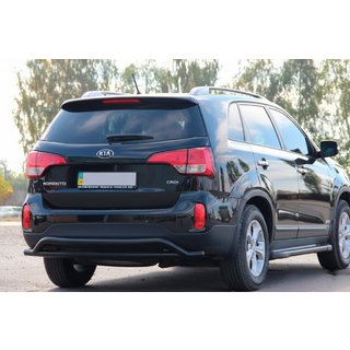 Zadnji lok AK007-2 Black (nerjaveče jeklo) Kia Sorento II XM 2009–2014 fotografija 1