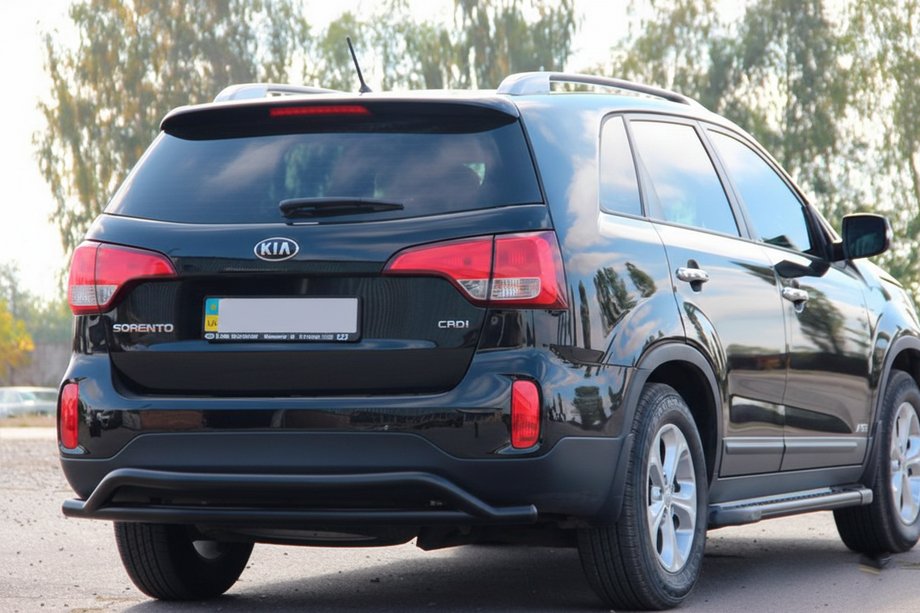 Kia Sorento II XM 2009–2014 Zadnji lok AK007-2 Black (nerjaveče jeklo) Image
