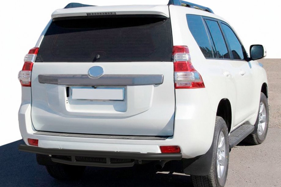 Toyota Land Cruiser Prado 150 2009–2023 Zadnji zaščitni lok AK002-2v1 Black (nerjaveče jeklo) Image