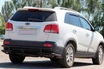 Kia Sorento II XM 2009–2014 Zadnji zaščitni lok AK003-2 Black (nerjavno jeklo) fotografija 3