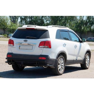 Zadnji zaščitni lok AK003-2 Black (nerjavno jeklo) Kia Sorento II XM 2009–2014 fotografija 1