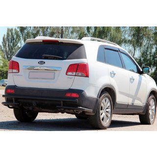 Zadnji zaščitni lok AK003-2 Black (nerjavno jeklo) Kia Sorento II XM 2009–2014 fotografija 3