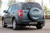 Suzuki Grand Vitara 2005–2017 Zadnji zaščitni lok AK005-3 Black (nerjaveče jeklo) fotografija 1