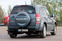 Suzuki Grand Vitara 2005–2017 Zadnji zaščitni lok AK005-3 Black (nerjaveče jeklo) fotografija 3