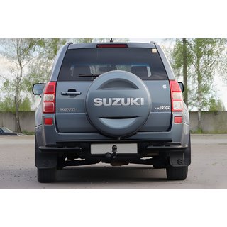 Zadnji zaščitni lok AK005-3 Black (nerjaveče jeklo) Suzuki Grand Vitara 2005–2017 fotografija 2