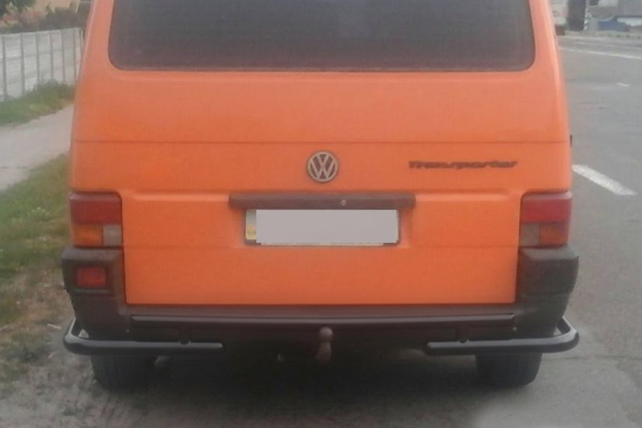 Volkswagen T4 Transporter 1990–2003 Zadnji lok AK003-2 Black (nerjavno jeklo) Image