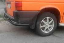 Volkswagen T4 Caravelle/Multivan 1990–2003 Zadnji lok AK003-2 Black (nerjavno jeklo) fotografija 2