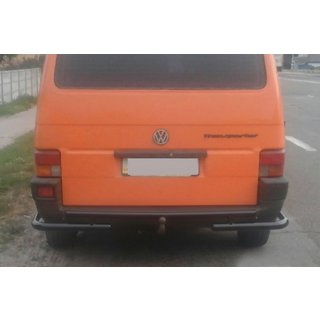 Zadnji lok AK003-2 Black (nerjavno jeklo) Volkswagen T4 Caravelle/Multivan 1990–2003 fotografija 1