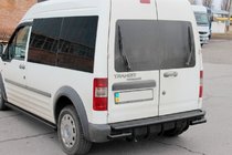 Ford Connect 2010–2013 Zadnji zaščitni lok AK-design Black (nerjavno jeklo) fotografija 1