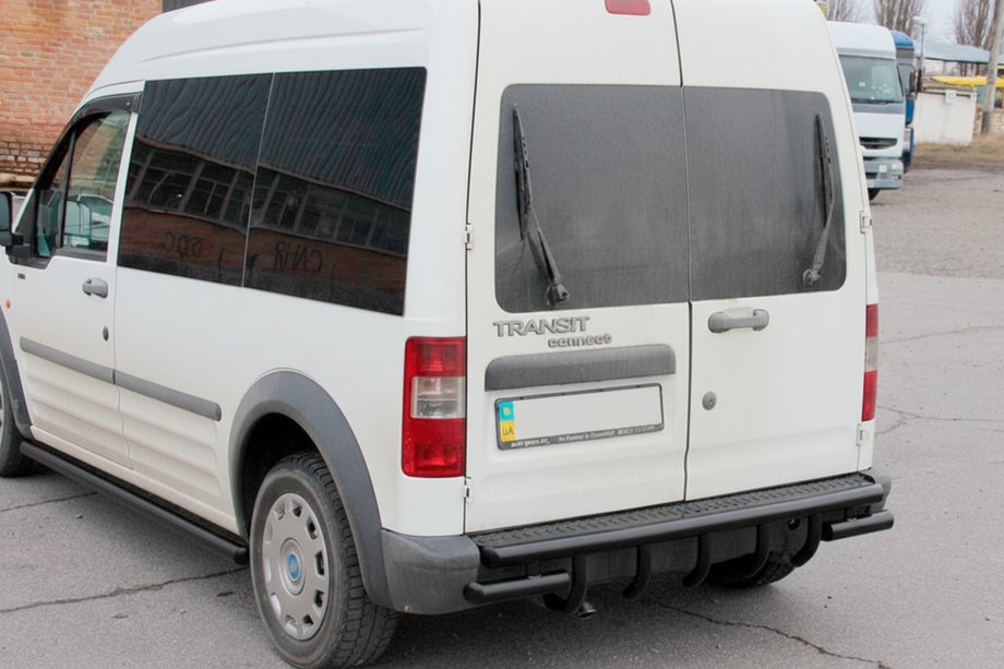 Ford Connect 2010–2013 Zadnji zaščitni lok AK-design Black (nerjavno jeklo) Image