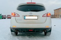 Nissan Murano 2008–2014 Zadnji zaščitni lok AK Black (nerjavno jeklo) fotografija 3