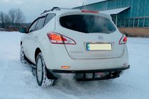 Nissan Murano 2008–2014 Zadnji zaščitni lok AK Black (nerjavno jeklo) fotografija 2