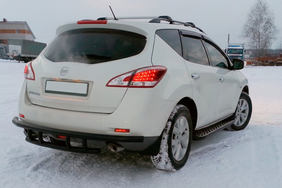 Nissan Murano 2008–2014 Zadnji zaščitni lok AK Black (nerjavno jeklo) Image