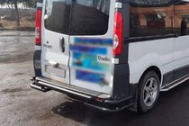 Nissan Primastar 2002–2014 Zadnji zaščitni lok AK-Special Black (nerjaveče jeklo) fotografija 7