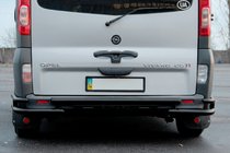 Nissan Primastar 2002–2014 Zadnji zaščitni lok AK-Special Black (nerjaveče jeklo) fotografija 2