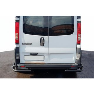 Zadnji zaščitni lok AK-Special Black (nerjaveče jeklo) Opel Vivaro 2001–2015 fotografija 1