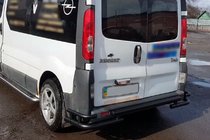 Renault Trafic 2001–2015 Zadnji zaščitni lok AK-Special Black (nerjaveče jeklo) fotografija 1