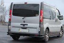 Renault Trafic 2001–2015 Zadnji zaščitni lok AK-Special Black (nerjaveče jeklo) fotografija 5