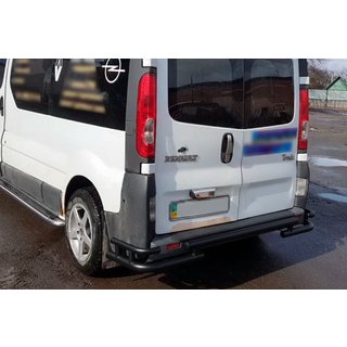 Zadnji zaščitni lok AK-Special Black (nerjaveče jeklo) fotografija 1