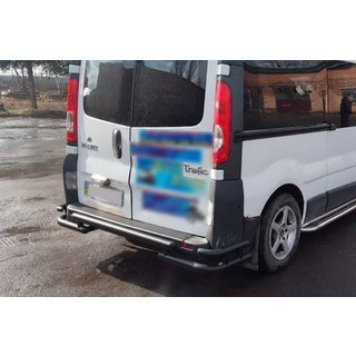 Zadnji zaščitni lok AK-Special Black (nerjaveče jeklo) fotografija 3