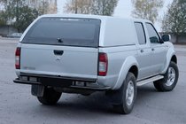 Nissan NP300 1999–2015 Zadnji zaščitni lok AK004 Black (nerjavno jeklo) fotografija 3