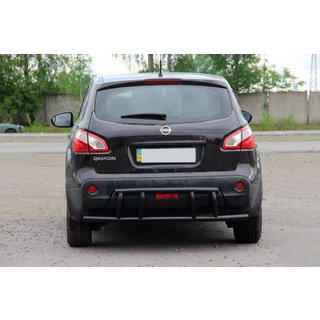 Zadnji lok AK011 Black (nerjaveče jeklo) Nissan Qashqai 2010–2014 fotografija 1
