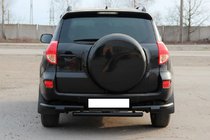 Toyota Rav 4 2006–2013 Zadnji zaščitni lok AK005-2 Black (2 kosa, nerjaveče jeklo) fotografija 2