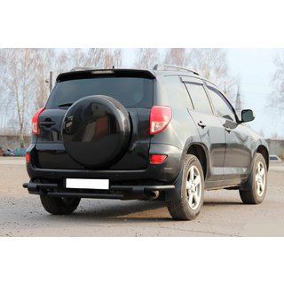 Zadnji zaščitni lok AK005-2 Black (2 kosa, nerjaveče jeklo) fotografija 1