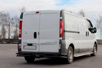 Opel Vivaro 2001–2015 Zadnja zaščitna cev AK003-Plus-2 Black (nerjaveče jeklo) fotografija 1