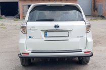 Toyota Rav 4 2006–2013 Zadnja zaščitna cev AK005-15 Black (samo za EV, 2 kosa, nerjavno jeklo) fotografija 2