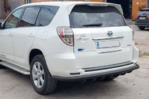 Toyota Rav 4 2006–2013 Zadnja zaščitna cev AK005-15 Black (samo za EV, 2 kosa, nerjavno jeklo) fotografija 3