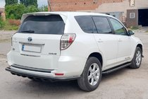 Toyota Rav 4 2006–2013 Zadnja zaščitna cev AK005-15 Black (samo za EV, 2 kosa, nerjavno jeklo) fotografija 4