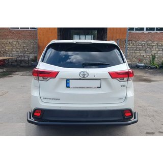 Zadnji zaščitni lok AK005-2 Black (2 kosa, nerjaveče jeklo) fotografija 2