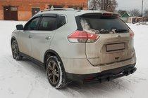 Nissan X-trail T32/Rogue 2014–2021 Zadnji zaščitni lok NSXT.13.6.B1-08 Black (nerjavno jeklo) fotografija 1