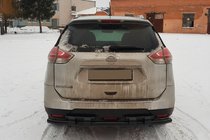 Nissan X-trail T32/Rogue 2014–2021 Zadnji zaščitni lok NSXT.13.6.B1-08 Black (nerjavno jeklo) fotografija 3