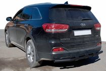 Kia Sorento II XM 2009–2014 Zadnji zaščitni lok AK015 Black (nerjaveče jeklo) fotografija 1