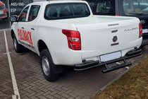 Fiat Fullback 2016– Zadnji zaščitni lok AK-Special Black (nerjaveče jeklo) fotografija 3