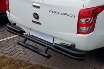Fiat Fullback 2016– Zadnji zaščitni lok AK-Special Black (nerjaveče jeklo) fotografija 1