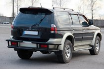 Mitsubishi Pajero Sport 1996–2007 Zadnji zaščitni lok AK-Special Black (nerjaveče jeklo) fotografija 3