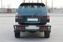 Mitsubishi Pajero Sport 1996–2007 Zadnji zaščitni lok AK-Special Black (nerjaveče jeklo) fotografija 4